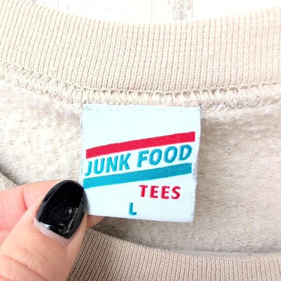 Bronco Jeep Junk Food Tees Crewneck Sweatshirt Size Large - Picture 3 of 8